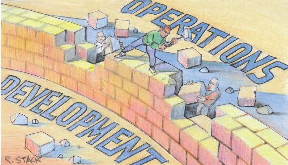 Destroying a wall between development and operations